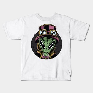 Steampunk Alien Kids T-Shirt